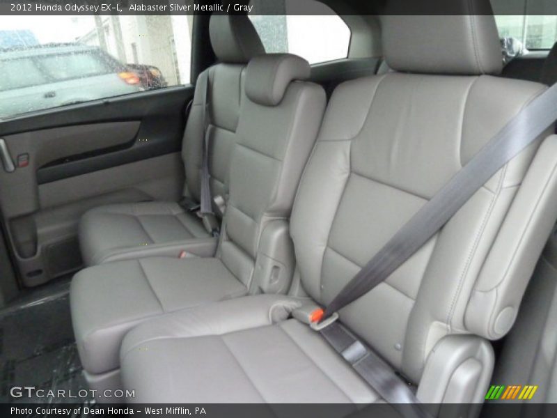 Alabaster Silver Metallic / Gray 2012 Honda Odyssey EX-L