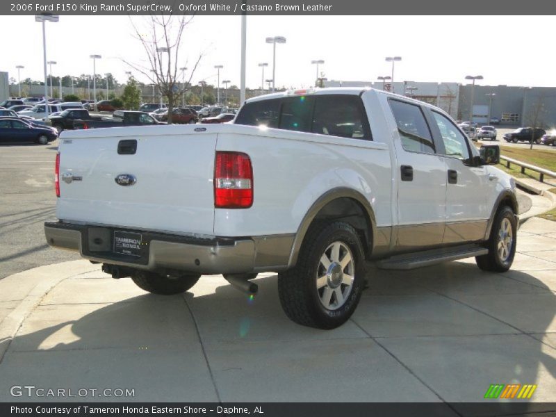Oxford White / Castano Brown Leather 2006 Ford F150 King Ranch SuperCrew