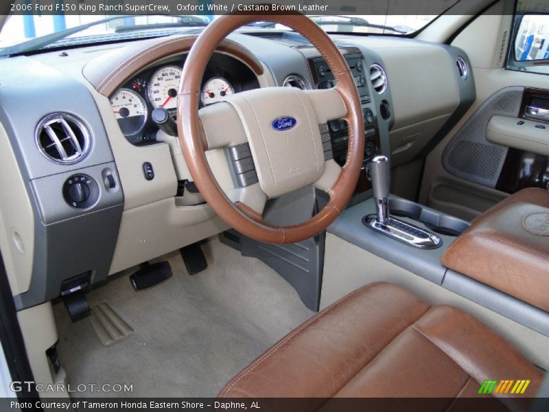 Oxford White / Castano Brown Leather 2006 Ford F150 King Ranch SuperCrew
