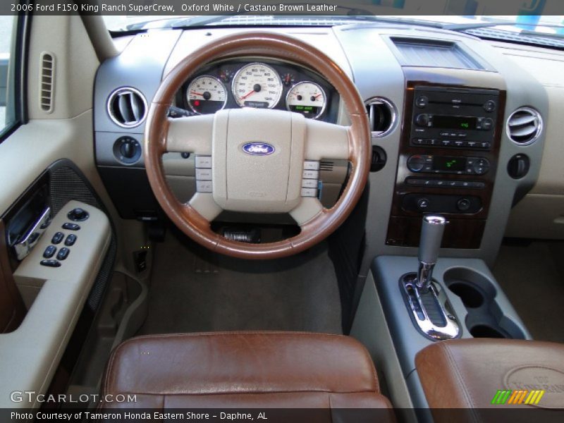Oxford White / Castano Brown Leather 2006 Ford F150 King Ranch SuperCrew