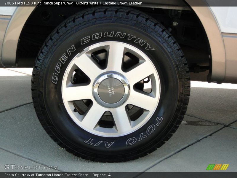 Oxford White / Castano Brown Leather 2006 Ford F150 King Ranch SuperCrew