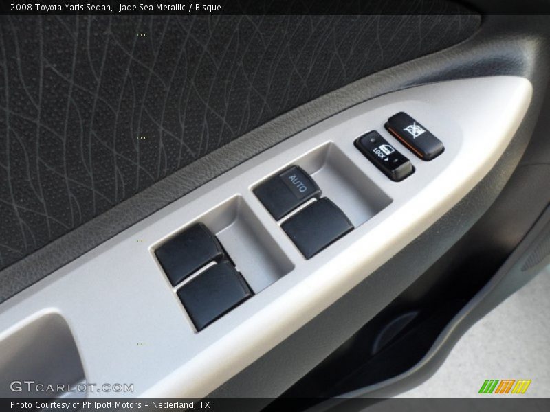 Jade Sea Metallic / Bisque 2008 Toyota Yaris Sedan