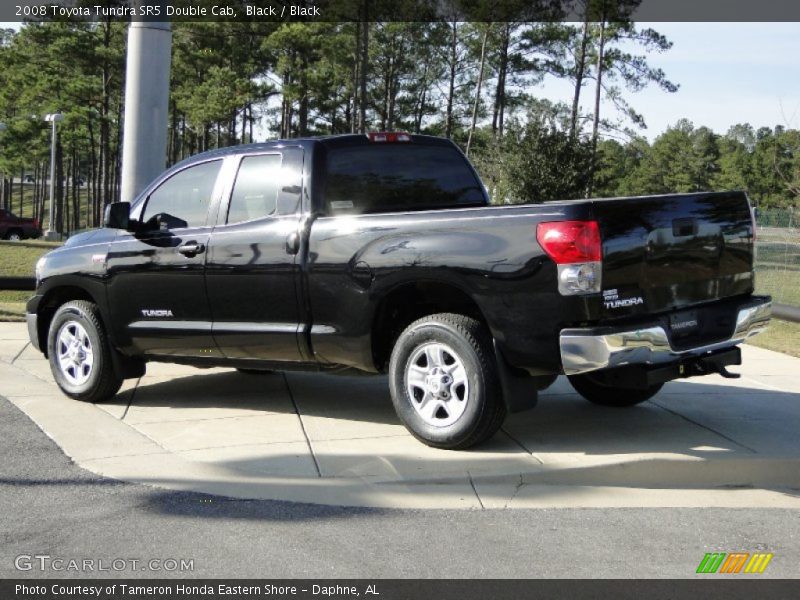 Black / Black 2008 Toyota Tundra SR5 Double Cab