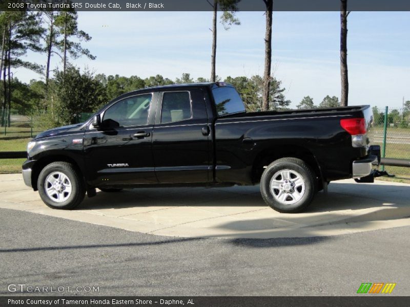 Black / Black 2008 Toyota Tundra SR5 Double Cab