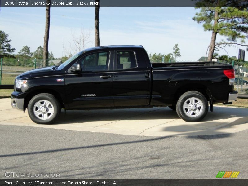 Black / Black 2008 Toyota Tundra SR5 Double Cab