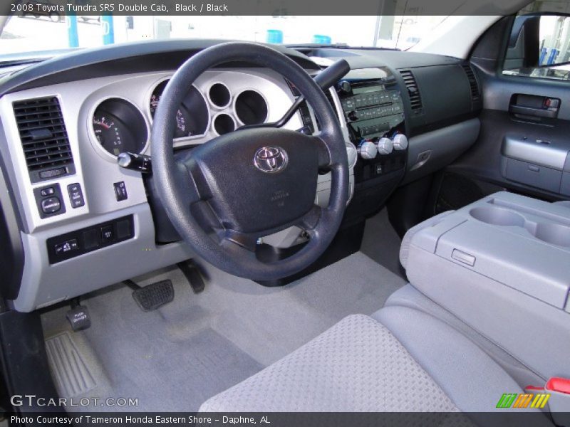 Black / Black 2008 Toyota Tundra SR5 Double Cab