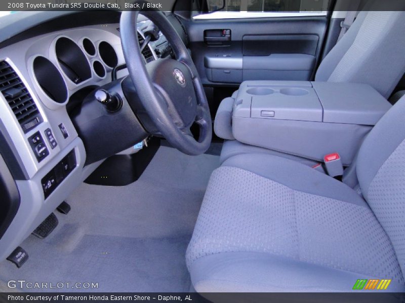 Black / Black 2008 Toyota Tundra SR5 Double Cab