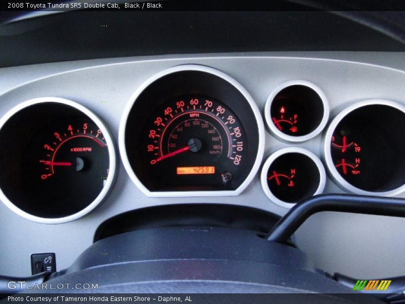 Black / Black 2008 Toyota Tundra SR5 Double Cab