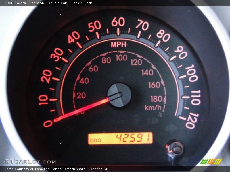 Black / Black 2008 Toyota Tundra SR5 Double Cab