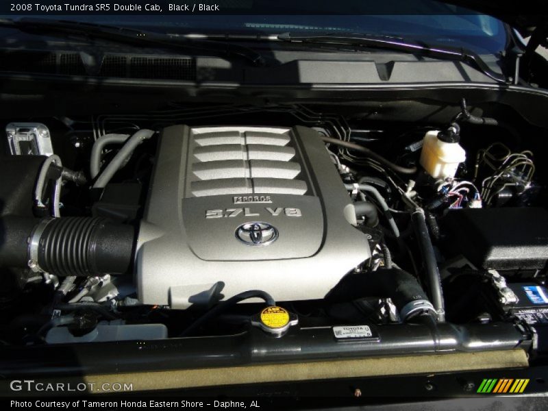 Black / Black 2008 Toyota Tundra SR5 Double Cab