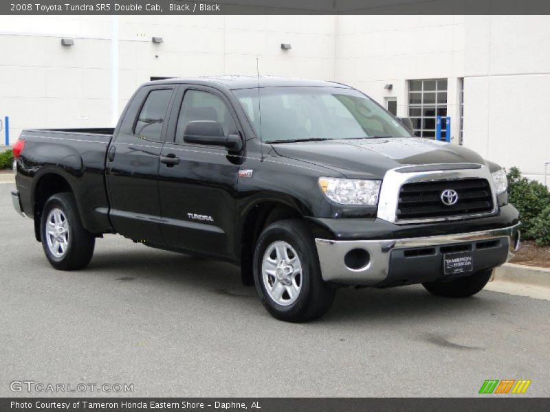 Black / Black 2008 Toyota Tundra SR5 Double Cab