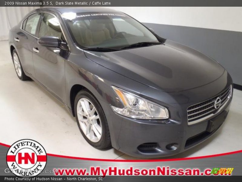 Dark Slate Metallic / Caffe Latte 2009 Nissan Maxima 3.5 S