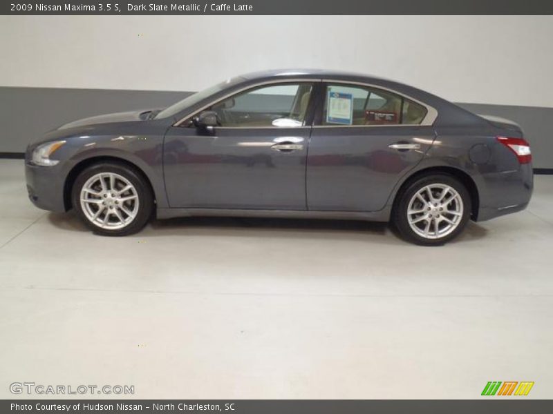 Dark Slate Metallic / Caffe Latte 2009 Nissan Maxima 3.5 S