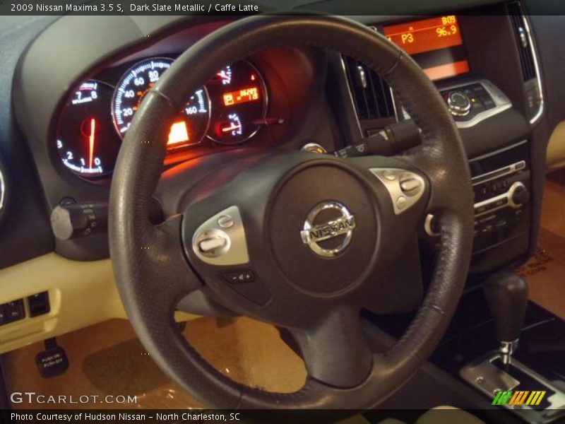 Dark Slate Metallic / Caffe Latte 2009 Nissan Maxima 3.5 S