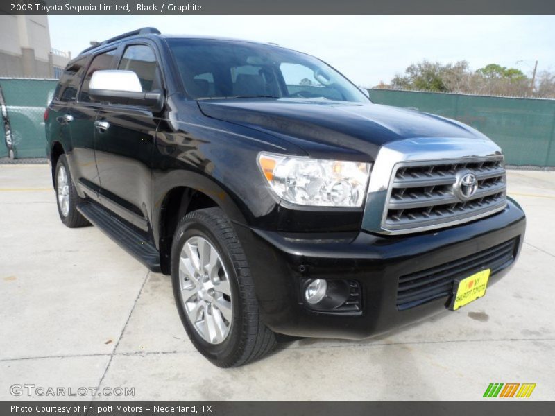 Black / Graphite 2008 Toyota Sequoia Limited