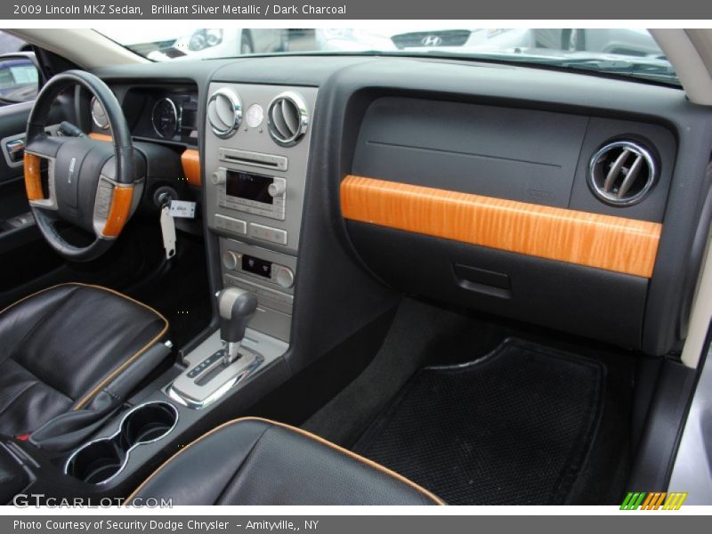 Brilliant Silver Metallic / Dark Charcoal 2009 Lincoln MKZ Sedan