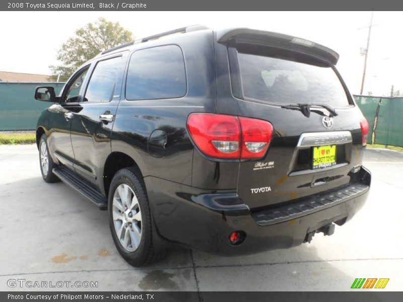 Black / Graphite 2008 Toyota Sequoia Limited