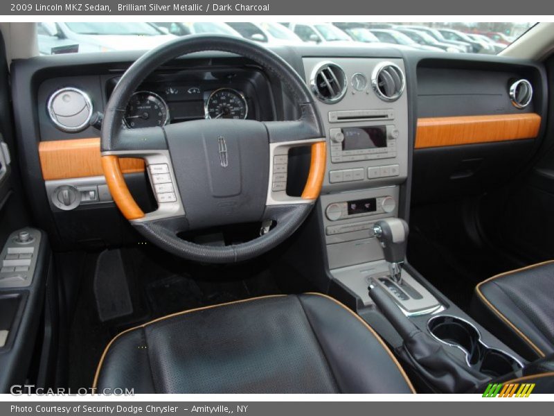 Brilliant Silver Metallic / Dark Charcoal 2009 Lincoln MKZ Sedan