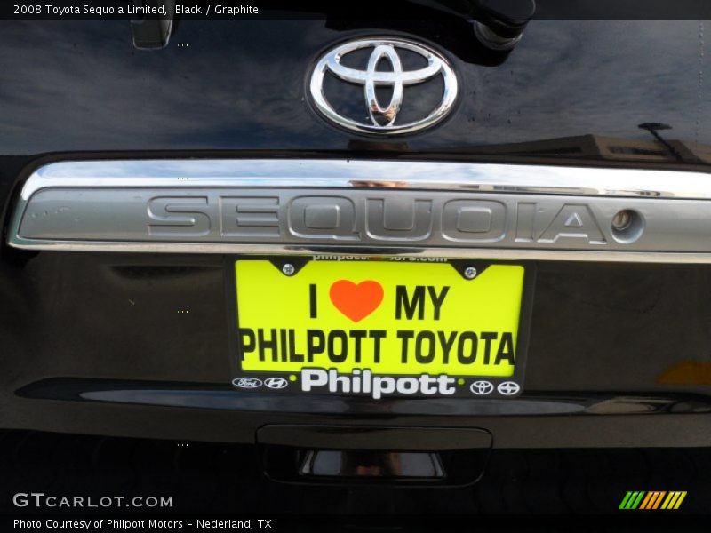 Black / Graphite 2008 Toyota Sequoia Limited