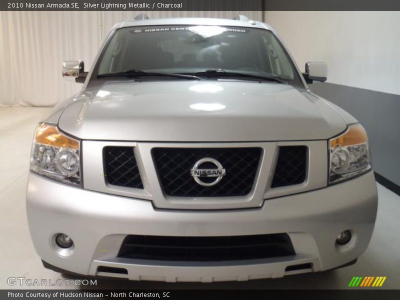 Silver Lightning Metallic / Charcoal 2010 Nissan Armada SE