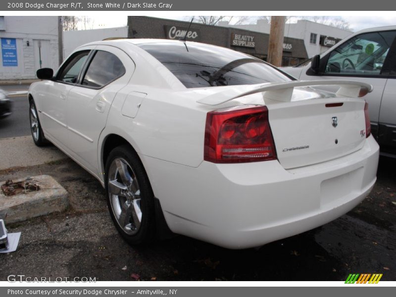 Stone White / Dark Slate Gray 2008 Dodge Charger R/T