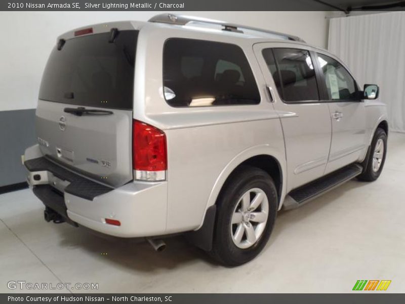 Silver Lightning Metallic / Charcoal 2010 Nissan Armada SE