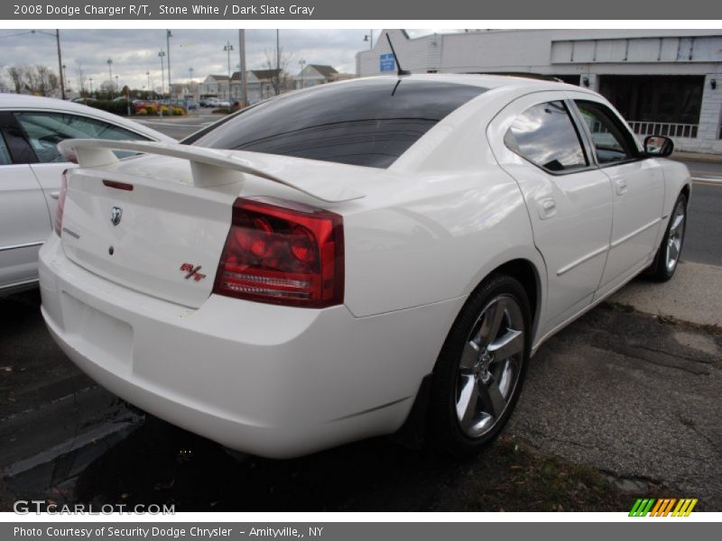 Stone White / Dark Slate Gray 2008 Dodge Charger R/T