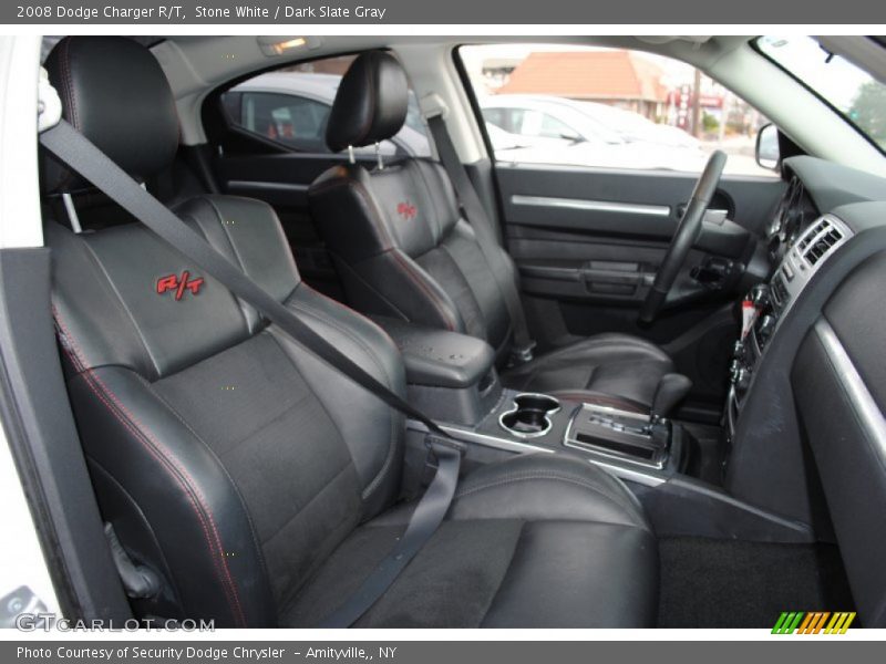 Stone White / Dark Slate Gray 2008 Dodge Charger R/T