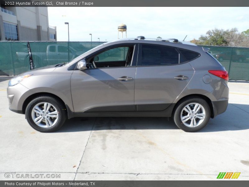 Chai Bronze / Taupe 2012 Hyundai Tucson GLS