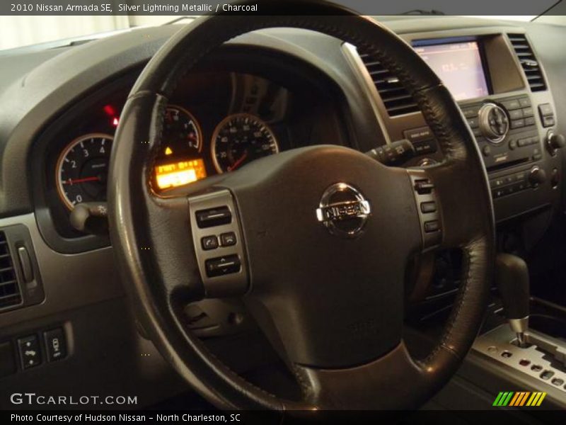 Silver Lightning Metallic / Charcoal 2010 Nissan Armada SE
