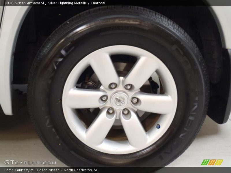 Silver Lightning Metallic / Charcoal 2010 Nissan Armada SE