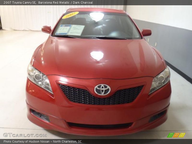 Barcelona Red Metallic / Dark Charcoal 2007 Toyota Camry SE