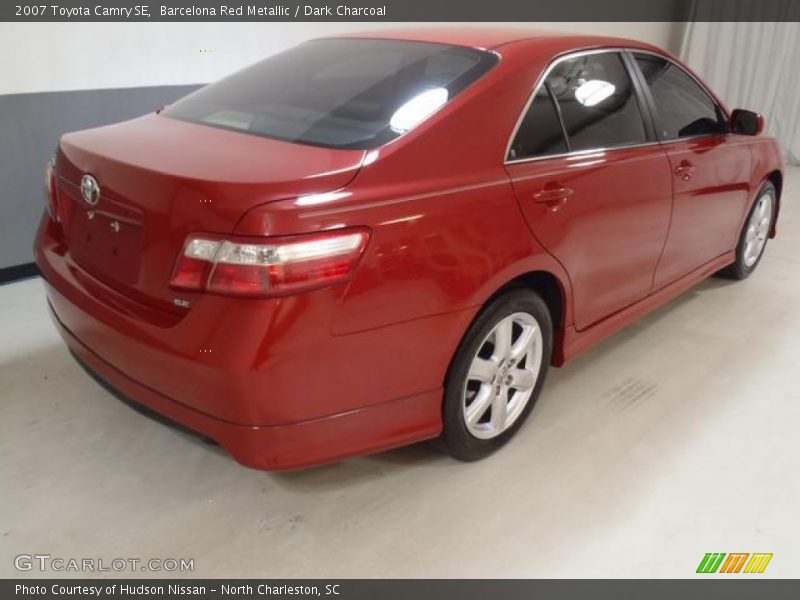 Barcelona Red Metallic / Dark Charcoal 2007 Toyota Camry SE