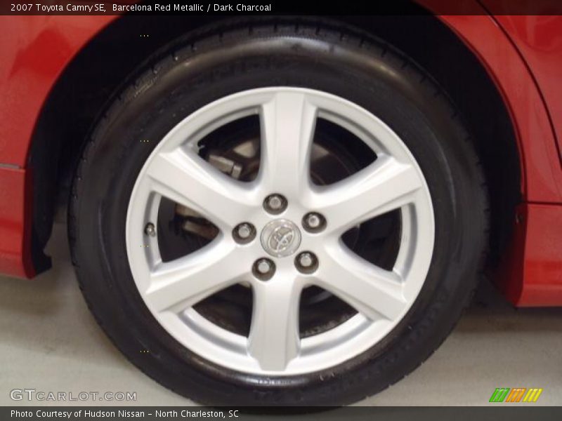 Barcelona Red Metallic / Dark Charcoal 2007 Toyota Camry SE