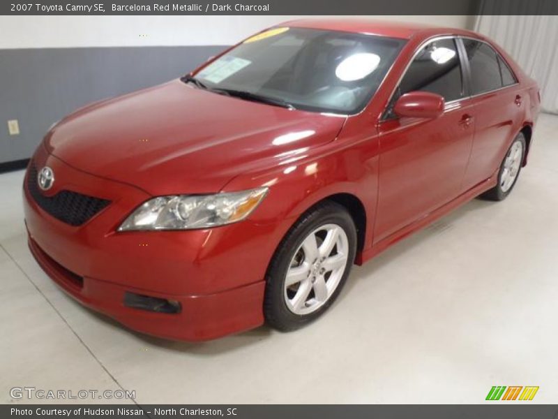 Barcelona Red Metallic / Dark Charcoal 2007 Toyota Camry SE