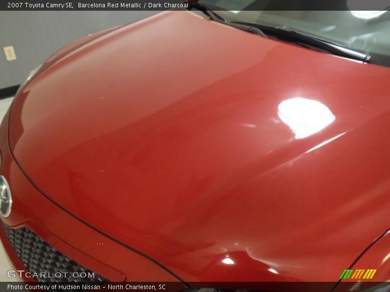 Barcelona Red Metallic / Dark Charcoal 2007 Toyota Camry SE