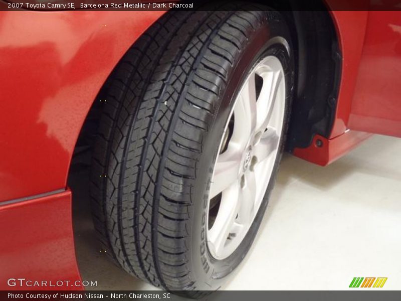 Barcelona Red Metallic / Dark Charcoal 2007 Toyota Camry SE