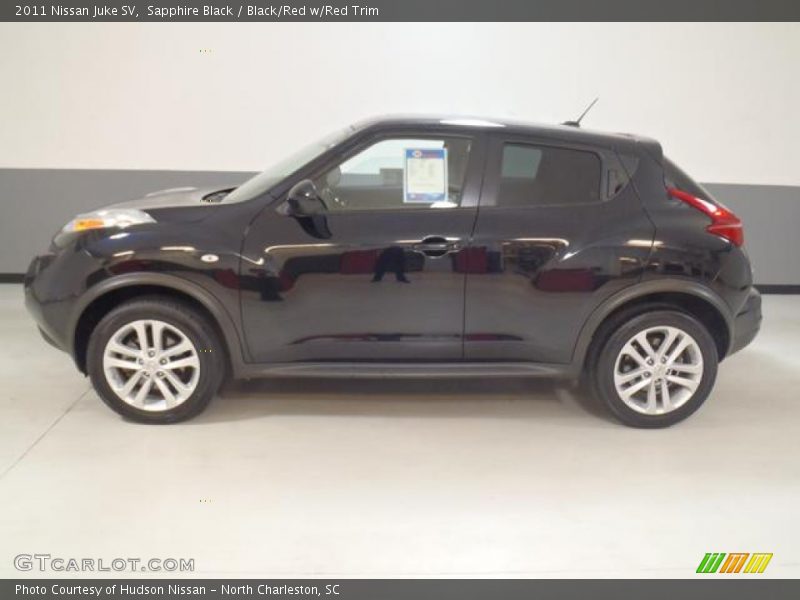 Sapphire Black / Black/Red w/Red Trim 2011 Nissan Juke SV