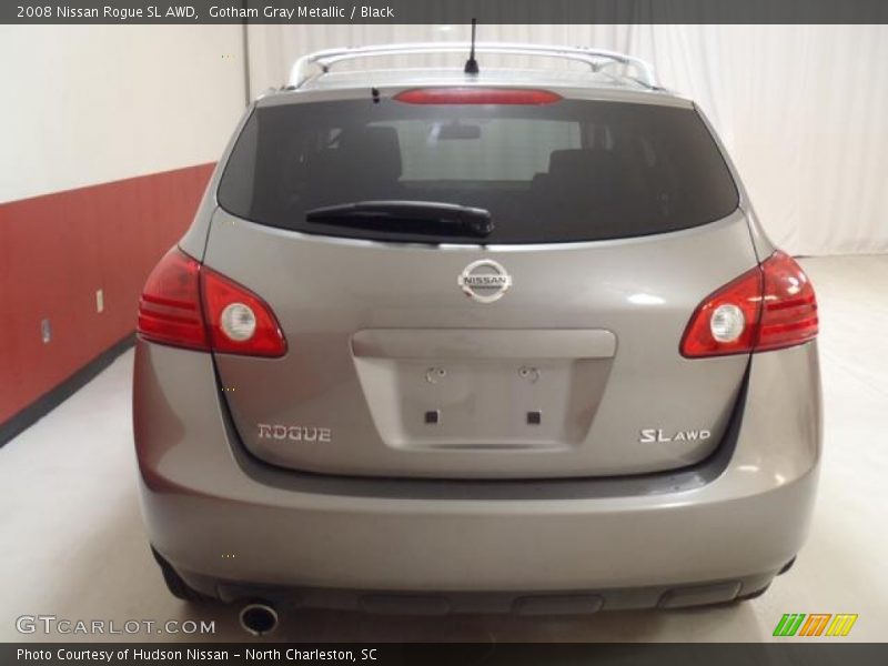 Gotham Gray Metallic / Black 2008 Nissan Rogue SL AWD