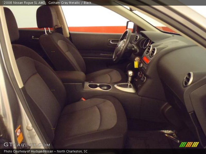 Gotham Gray Metallic / Black 2008 Nissan Rogue SL AWD