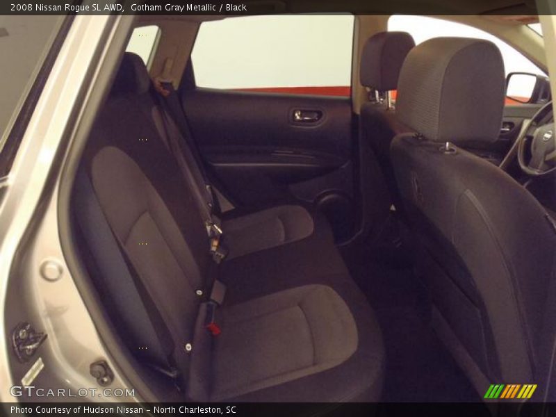 Gotham Gray Metallic / Black 2008 Nissan Rogue SL AWD