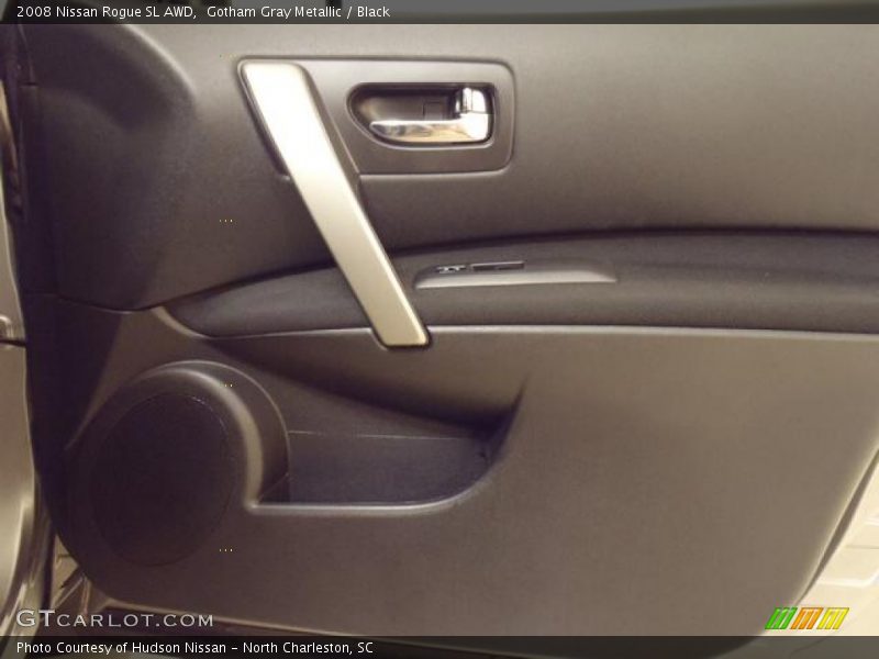 Gotham Gray Metallic / Black 2008 Nissan Rogue SL AWD