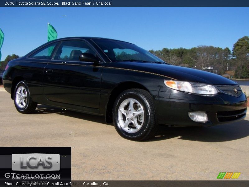Black Sand Pearl / Charcoal 2000 Toyota Solara SE Coupe