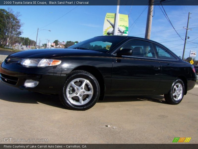 Black Sand Pearl / Charcoal 2000 Toyota Solara SE Coupe