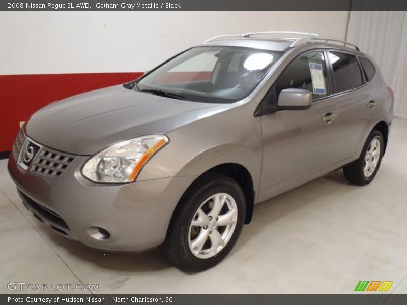 Gotham Gray Metallic / Black 2008 Nissan Rogue SL AWD