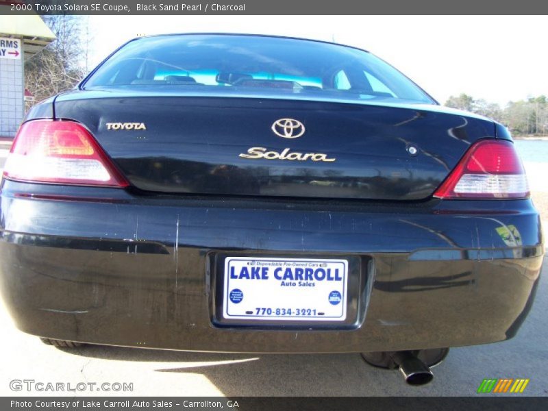 Black Sand Pearl / Charcoal 2000 Toyota Solara SE Coupe