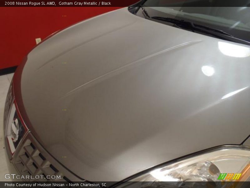 Gotham Gray Metallic / Black 2008 Nissan Rogue SL AWD