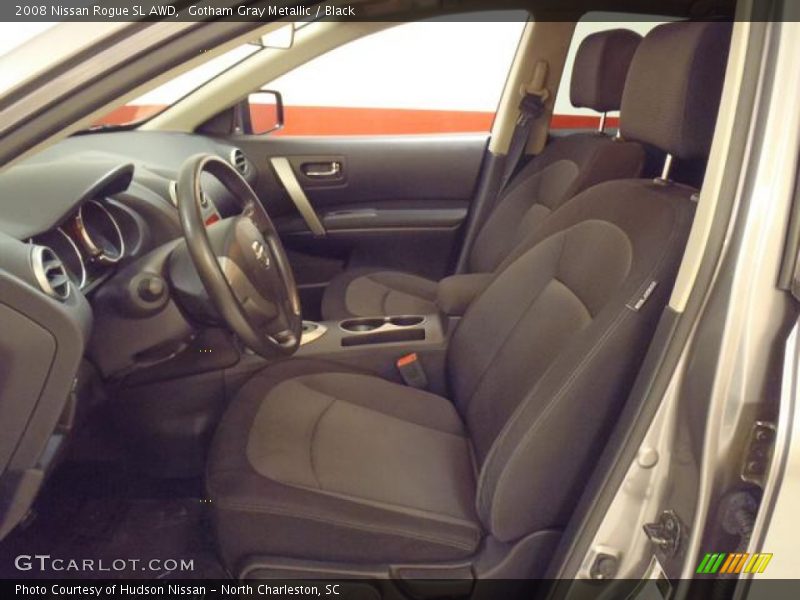 Gotham Gray Metallic / Black 2008 Nissan Rogue SL AWD