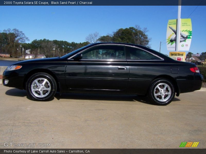 Black Sand Pearl / Charcoal 2000 Toyota Solara SE Coupe