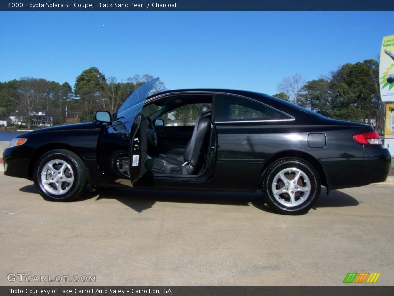 Black Sand Pearl / Charcoal 2000 Toyota Solara SE Coupe